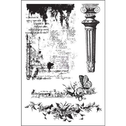 Cling Stamp - Garden Fable